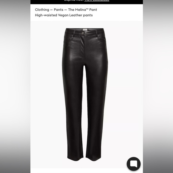 Black Melina Pants - Picture 2 of 4